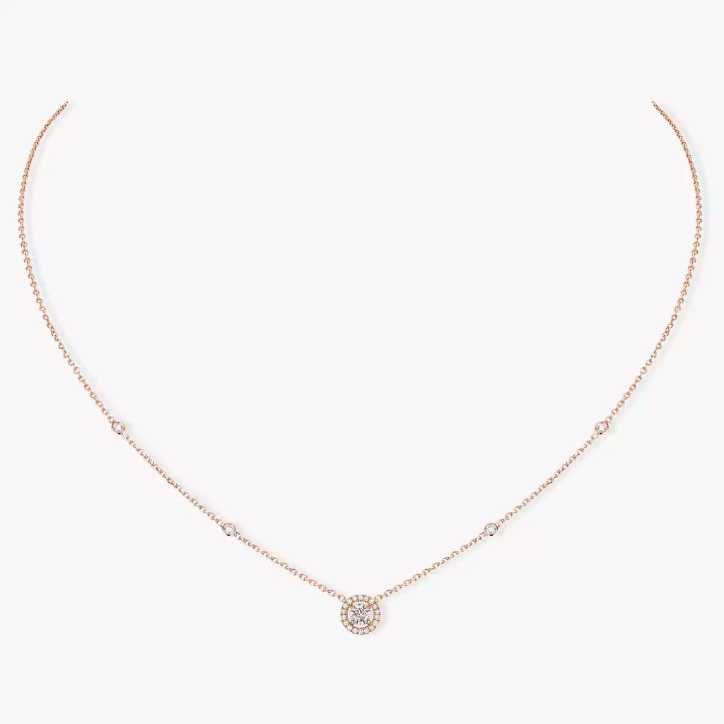 [Clover Jewelry]Diamond Necklace 0,20ct Brilliant Shape Joy