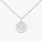 [Clover Jewelry]LUCKY MOVER PM PAVED NECKLACE