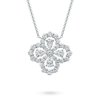 [Clover Jewelry]LOOP NECKLACE FULL MOTIF DIAMOND 16MM MEHRFARBIG