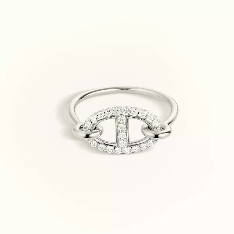[Clover Jewelry]RONDE SMALL SILVER DIAMOND RING