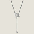 [Clover Jewelry]FINESSE SILVER DIAMOND NECKLACE