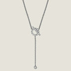 [Clover Jewelry]FINESSE SILVER DIAMOND NECKLACE