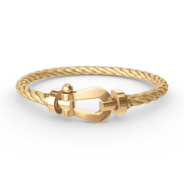 [Clover Jewelry]FORCE LARGE HORSESHOE NO DIAMOND BRACELET GOLD