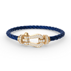 [Clover Jewelry]FORCE LARGE HORSESHOE FULL DIAMOND BRACELET GOLD