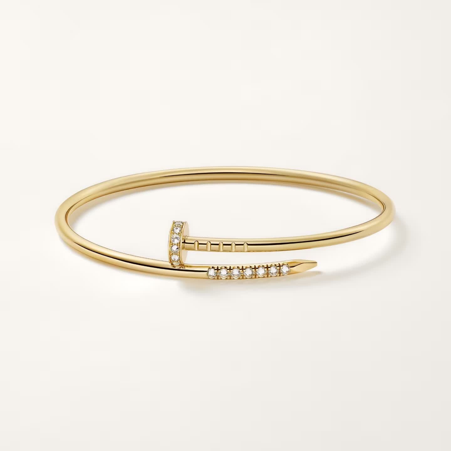 [Clover Jewelry]JUSTE BRACELET 2.5MM DIAMONDS NEW