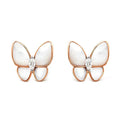 [Clover Jewelry]BUTTERFLY MOP DIAMOND EARRINGS