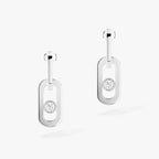 [Clover Jewelry] So Move XL Diamond Hoop Earring