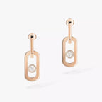 [Clover Jewelry] So Move XL Diamond Hoop Earring