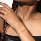 [Clover Jewelry]Pavé Baby Move Diamond Bracelet