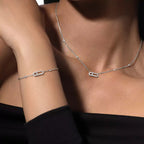 [Clover Jewelry]Diamond Necklace Move Uno
