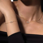 [Clover Jewelry]Diamond Necklace Move Uno
