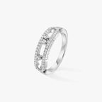 [Clover Jewelry] Baby Move Gold Diamond Pave_ Ring