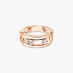 [Clover Jewelry] MoveGold Diamond Ring