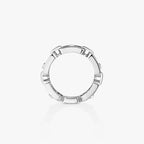 [Clover Jewelry]Move Link Pave_-Set Diamond Ring in Gold