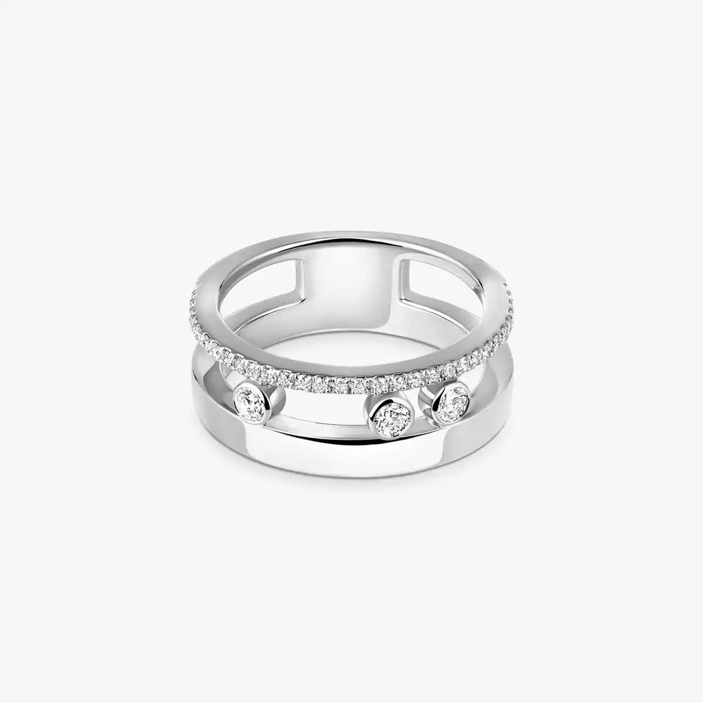 [Clover Jewelry]Move Romane Diamond Ring