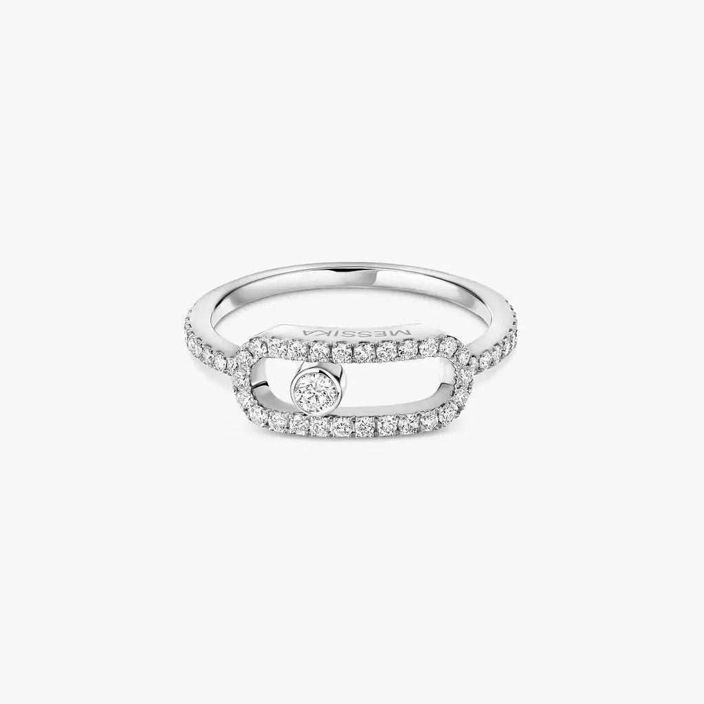 [Clover Jewelry]Move Uno Diamond Ring in Gold
