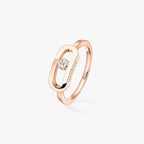 [Clover Jewelry]Move Uno Diamond Ring in Gold