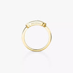 [Clover Jewelry]Move Uno Diamond Ring in Gold