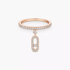 [Clover Jewelry]Move Uno Diamond Ring