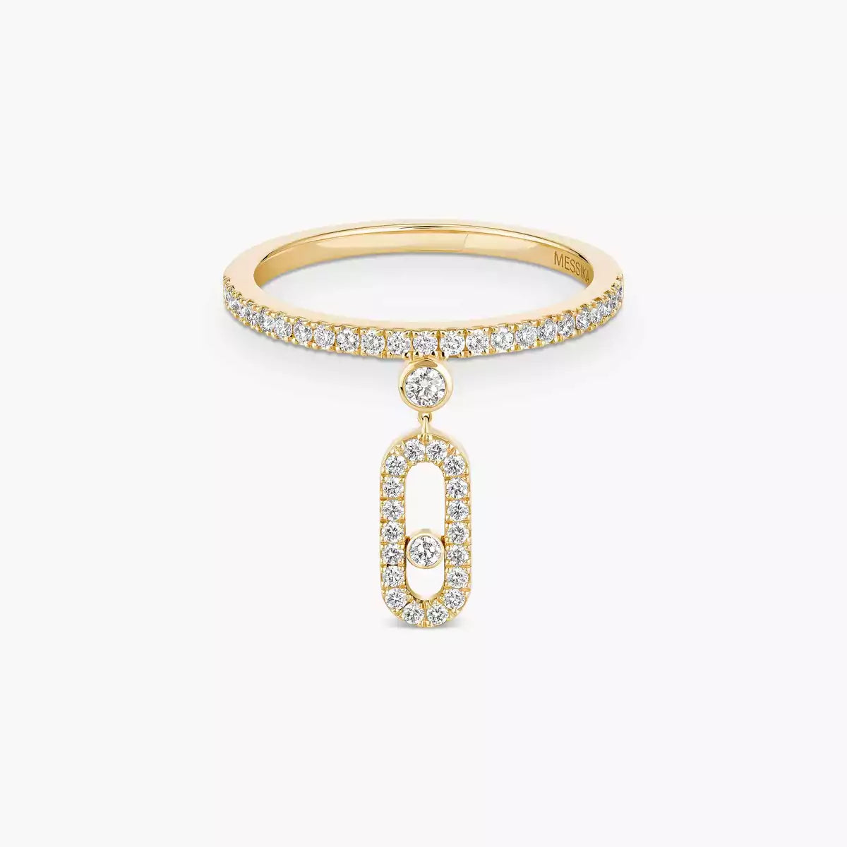 [Clover Jewelry]Move Uno Diamond Ring