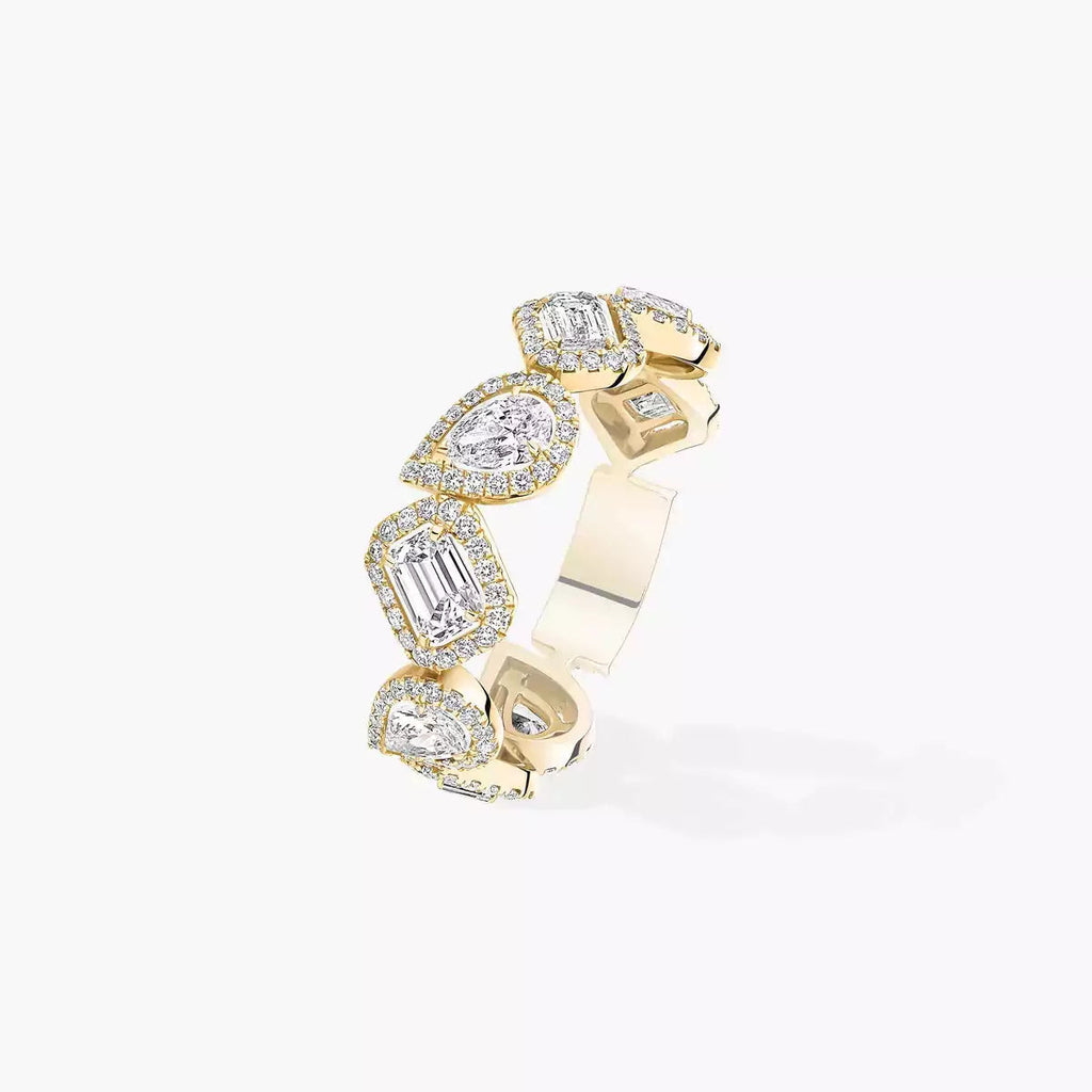 [Clover Jewelry]Diamond Wedding Ring My Twin