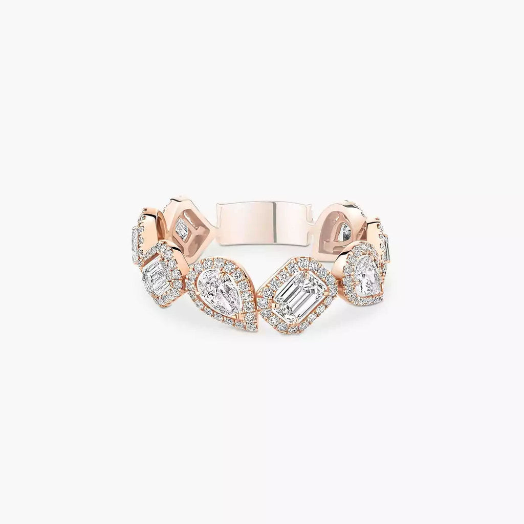 [Clover Jewelry]Diamond Wedding Ring My Twin