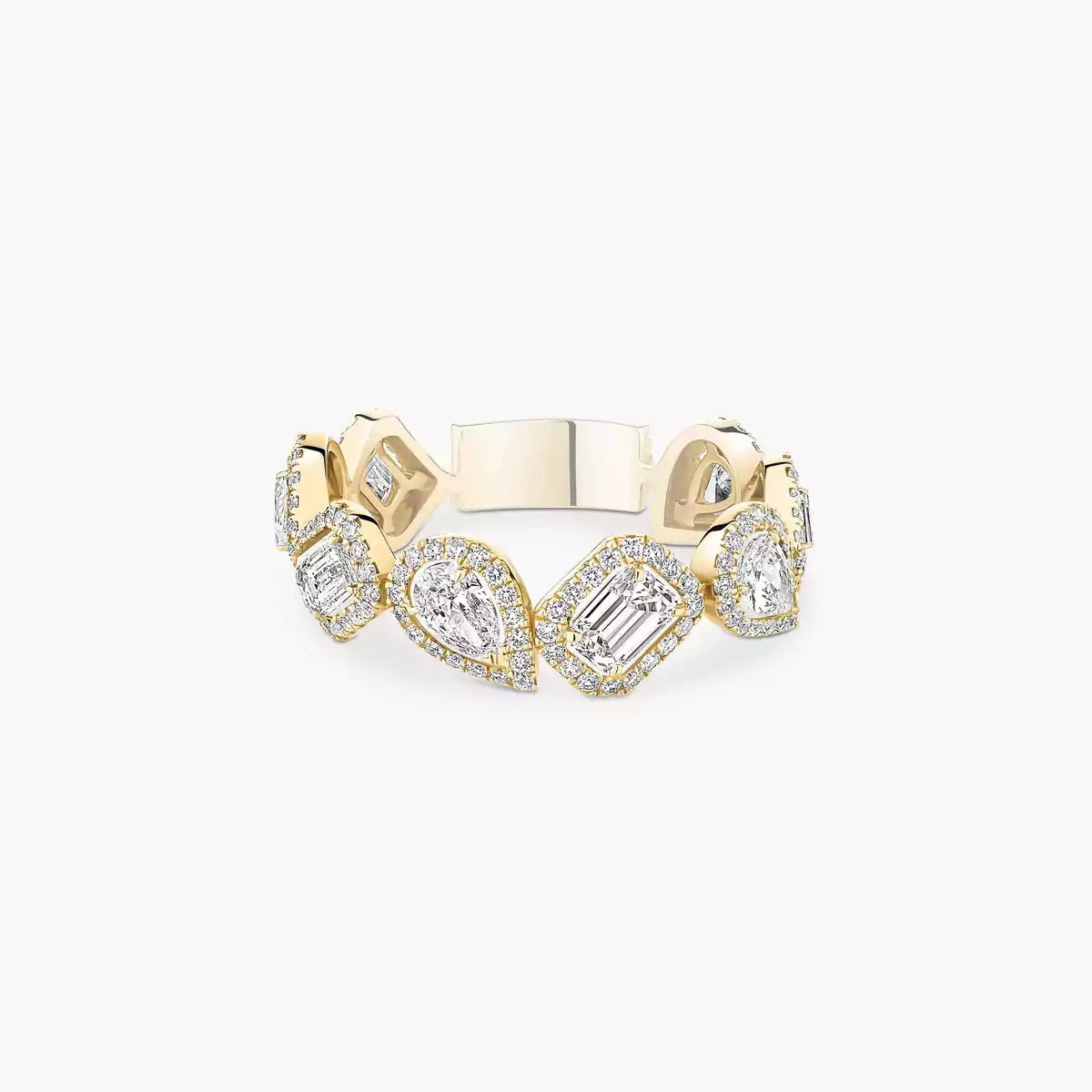 [Clover Jewelry]Diamond Wedding Ring My Twin