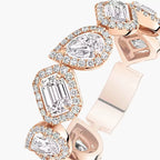 [Clover Jewelry]Diamond Wedding Ring My Twin