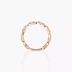 [Clover Jewelry]Diamond Wedding Ring My Twin