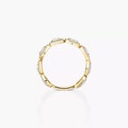 [Clover Jewelry]Diamond Wedding Ring My Twin