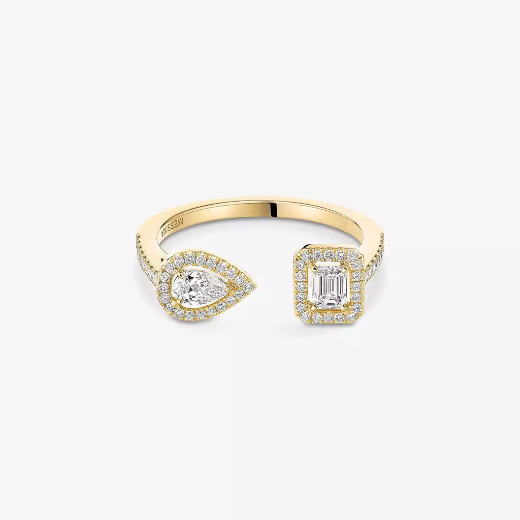 [Clover Jewelry]My Twin Toi Gold Diamond Ring