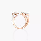 [[Clover Jewelry] Diamond Ring 0,25ct My Twin Trilogy