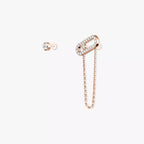 [Clover Jewelry]Move Uno Diamond Earrings