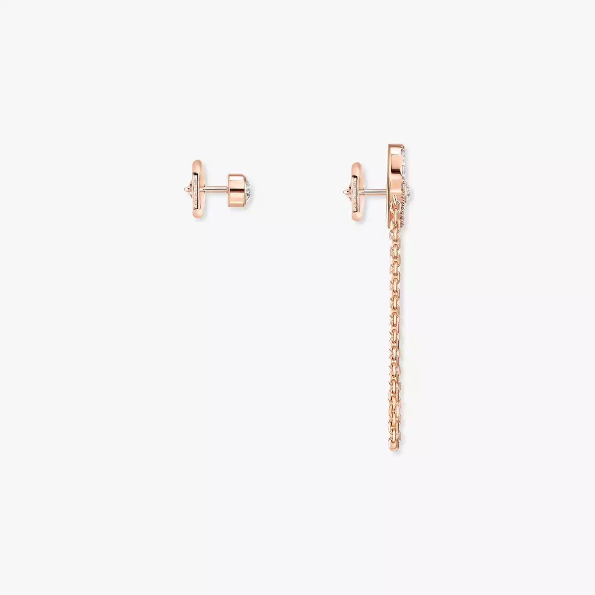 [Clover Jewelry]Move Uno Diamond Earrings