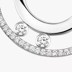 [Clover Jewelry]Move Romane Small Diamond Hoop Earrings