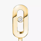 [Clover Jewelry]Diamond Mini Hoop Earrings Move Classique