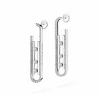 [Clover Jewelry]Diamond Pendant Earrings Move 10Th
