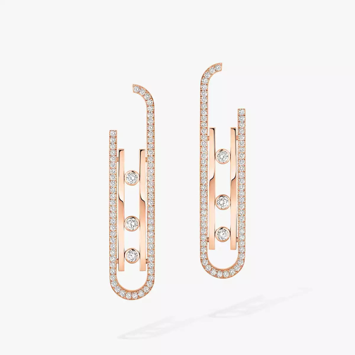 [Clover Jewelry]Diamond Pendant Earrings Move 10Th