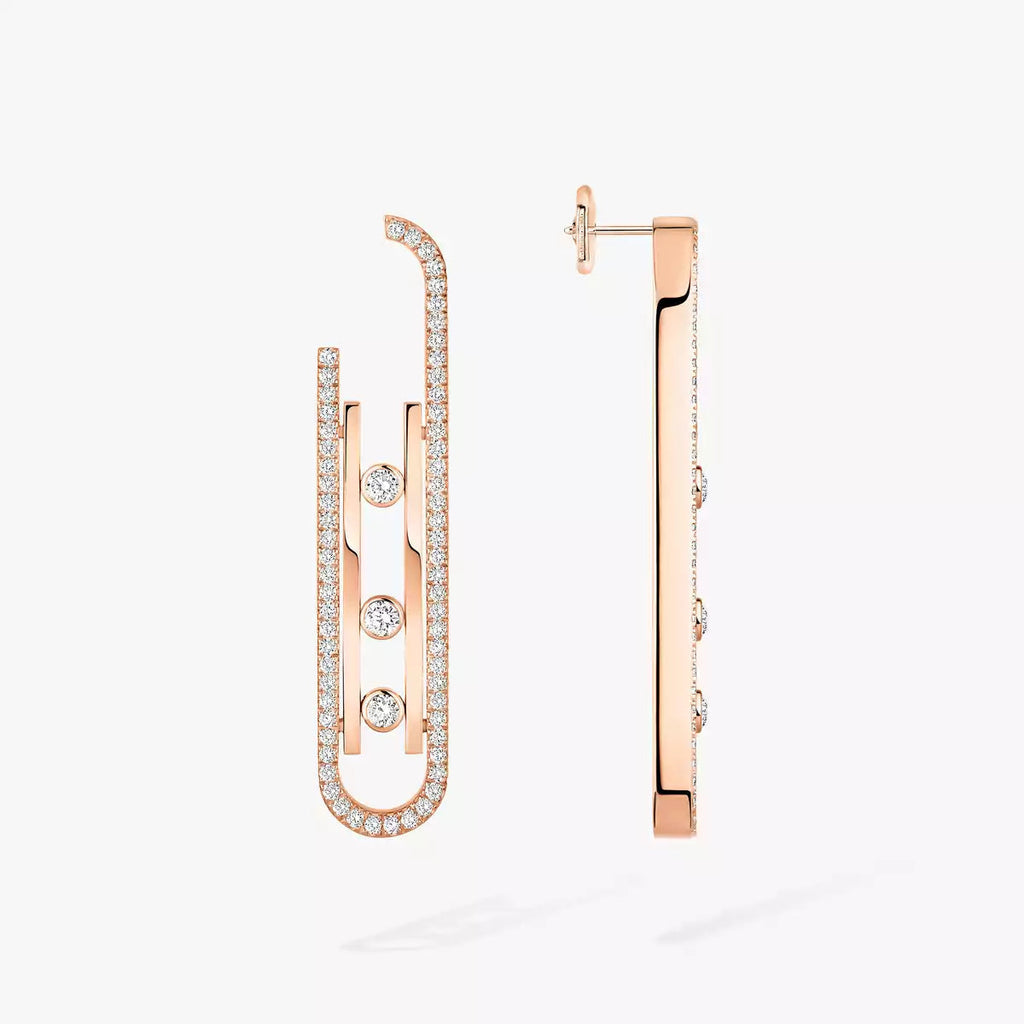 [Clover Jewelry]Diamond Pendant Earrings Move 10Th