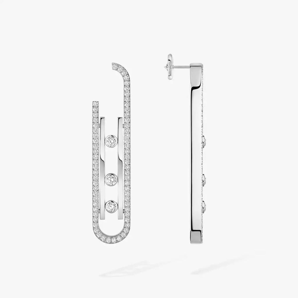 [Clover Jewelry]Diamond Pendant Earrings Move 10Th