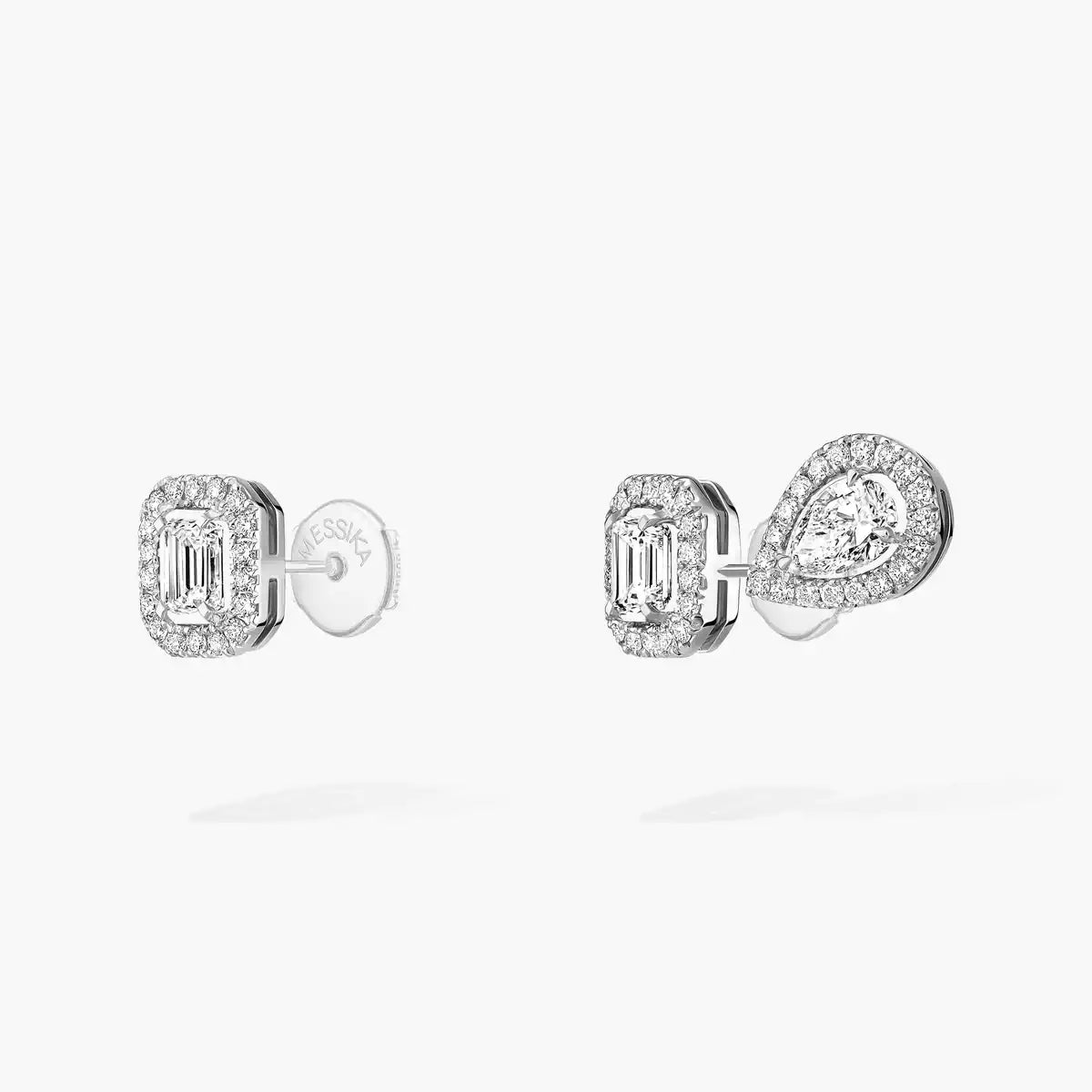 [Clover Jewelry]Diamond Earrings 0,10ct My Twin 1+2