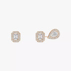 [Clover Jewelry]Diamond Earrings 0,10ct My Twin 1+2