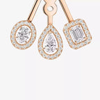 [Clover Jewelry] My Twin Trio  Diamond Earrings