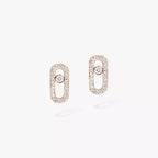 [Clover Jewelry]Move Uno Diamond Earrings