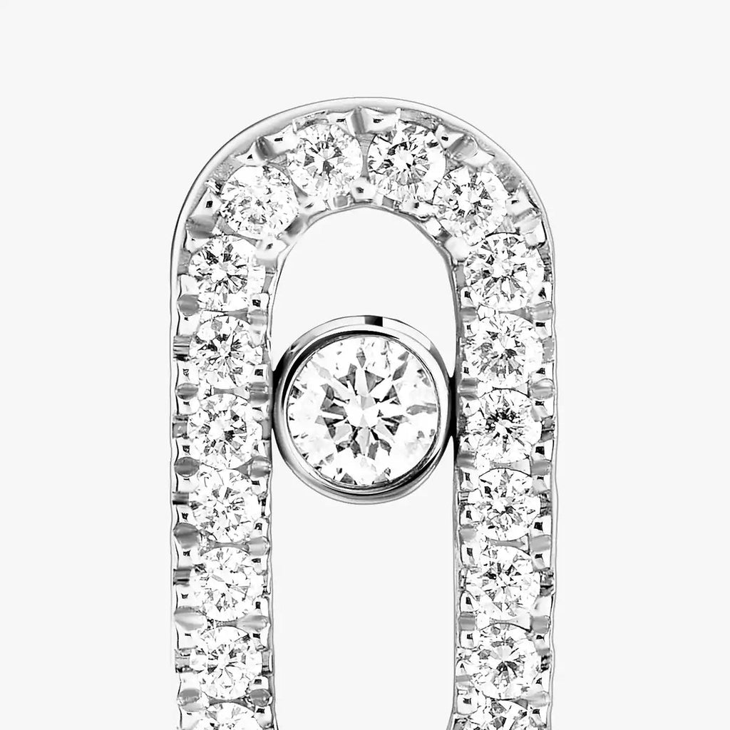 [Clover Jewelry]Move Uno Diamond Earrings
