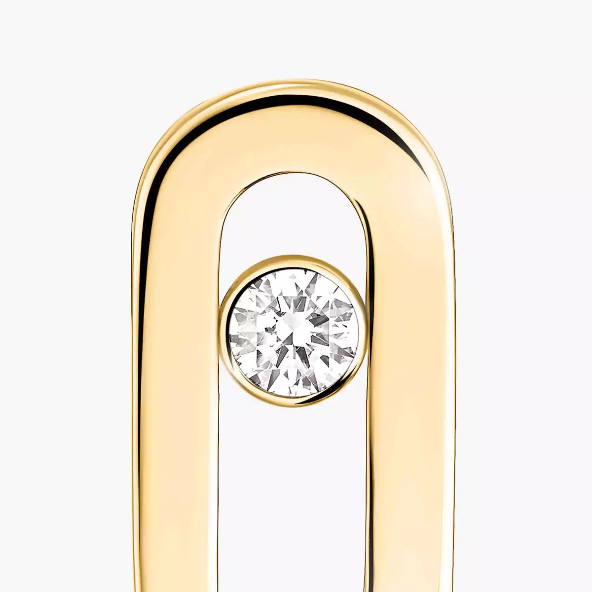 [Clover Jewelry]Move Uno Diamond Stud Earrings