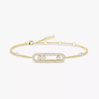 [Clover Jewelry]Pavé Baby Move Diamond Bracelet