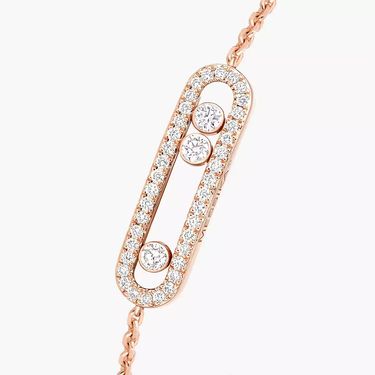 [Clover Jewelry]Pavé Baby Move Diamond Bracelet