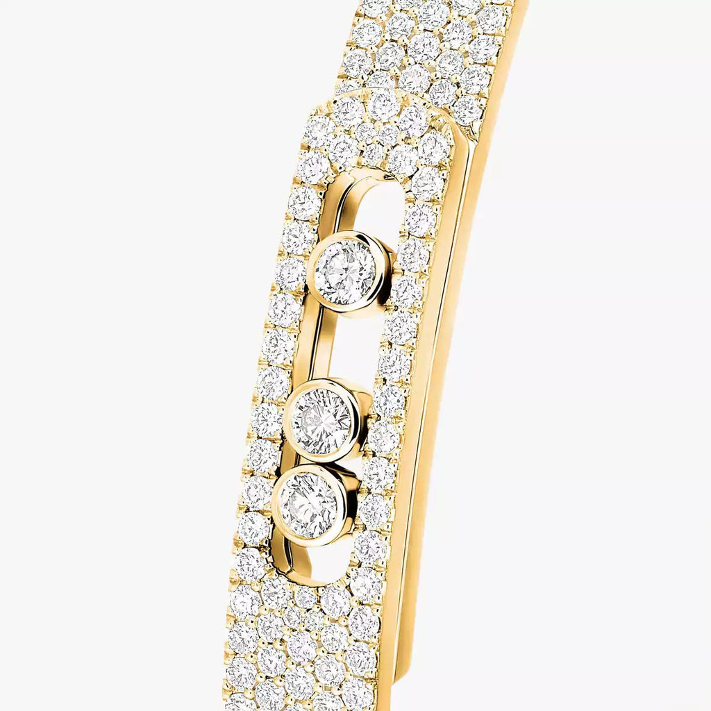 [Clover Jewelry]Move Noa Full Pavé Diamond Bangle Bracelet