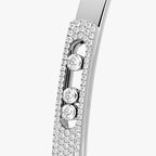 [Clover Jewelry]Move Noa Rose Gold Pavé Diamond Bangle Bracelet